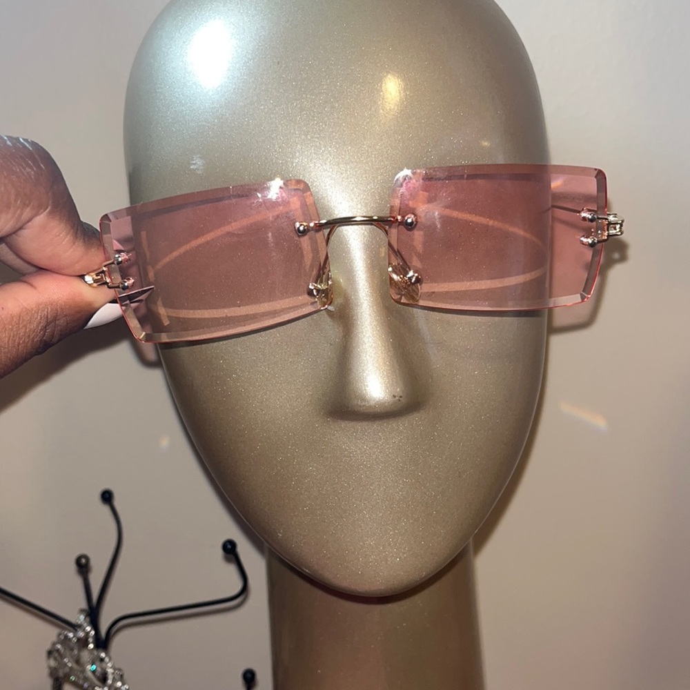 Pink Square Frames